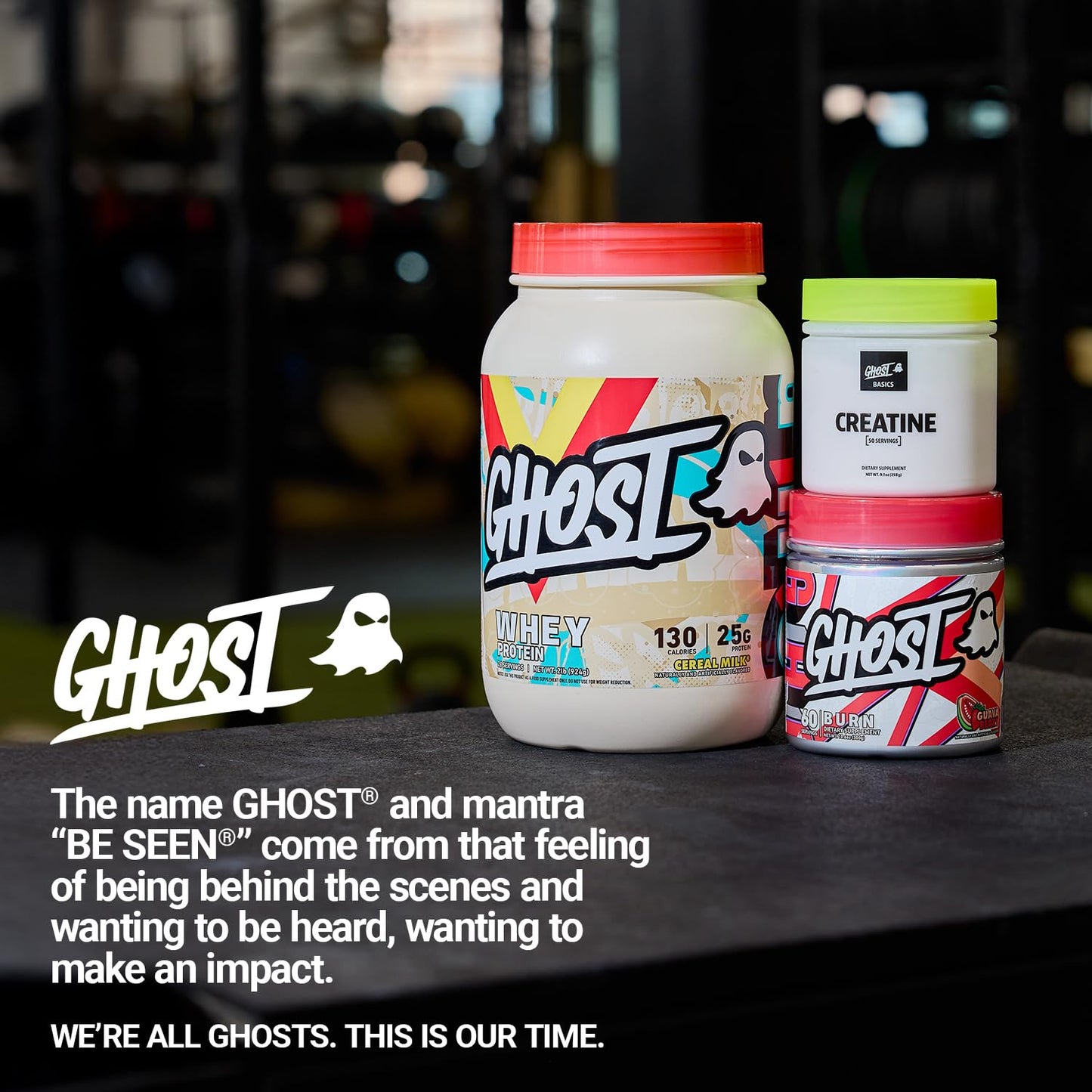 GHOST Whey Protein Powder, Cinnabon - 2LB, 25G of Protein - Cinnamon Roll Flavored Isolate, Concentrate & Hydrolyzed Whey Protein Blend - Post Workout Shakes - Soy & Gluten Free