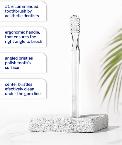 Supersmile New Generation 45° Toothbrush, Clear, Soft Dupont® Bristles