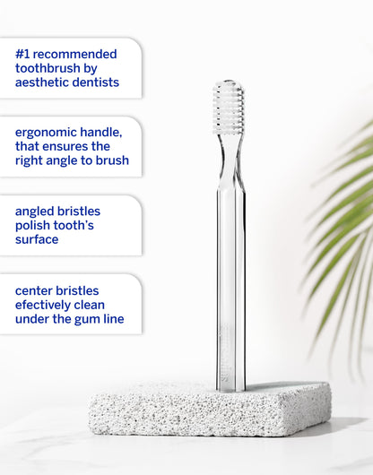 Supersmile New Generation 45° Toothbrush, Clear, Soft Dupont® Bristles