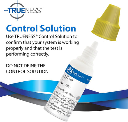 TRUENESS Level 1 Control Solution | Solution for Use with TRUENESS Blood Glucose Test Strips and Meter, Use to Confirm Glucose Testing System Works Correctly