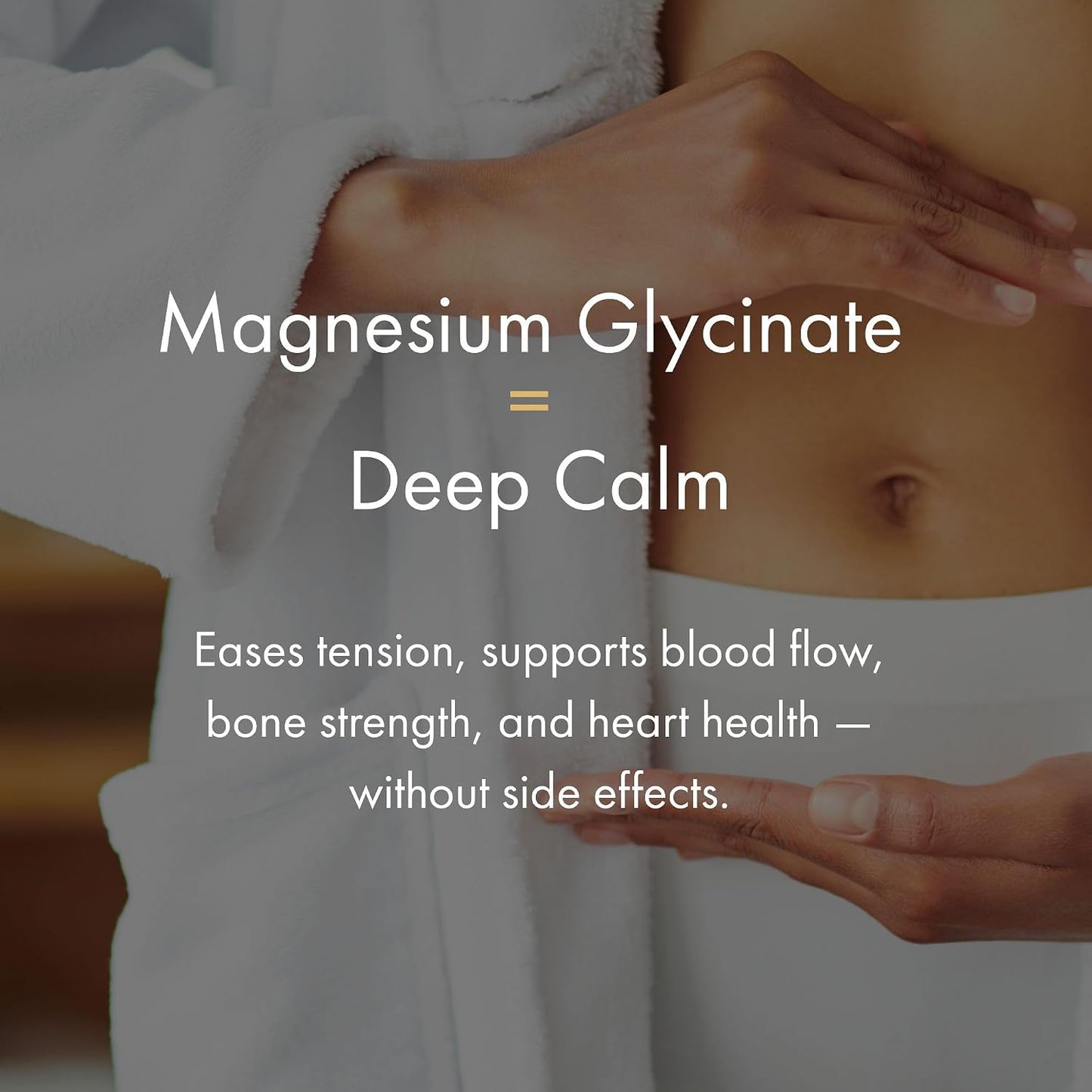 NAOMI Mighty Mg - Magnesium Glycinate & Malate Blend 360mg - Supports Restful Sleep, Muscle Relaxation, Energy & Mood - Gentle on Stomach, No Laxative Effect, Non-GMO, Vegan, 30-Day Supply