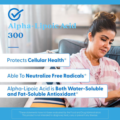 Doctor's Best Alpha Lipoic Acid Supplement 600mg - Alpha-Lipoic Acid Caps for Men & Women, ALA Antioxidant Support for Nerve Health, Aids in Cellular Function, Non GMO, Gluten Free - 60 Veg Capsules