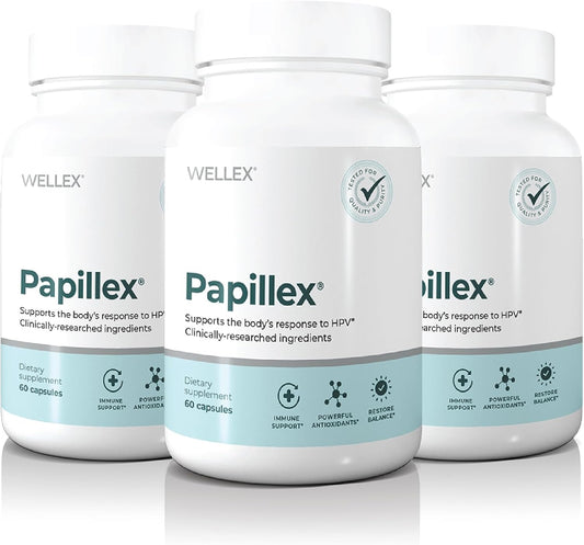 Papillex Dietary Supplement Tablets All Natural Immune Support - Immunity Defense - Best Immune System Booster - Organic 60 Capsules Bottle (3 Pack)