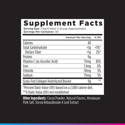Livingood Daily Vanilla Collagen Powder for Women & Men, Hydrolyzed Collagen Peptides Powder with Vitamin C, Protein with 20 Amino Acids, Type I & III, Grass Fed, Keto, Paleo, Gluten Free, 30 Srvgs