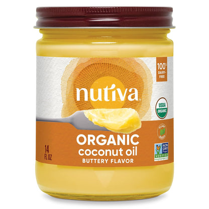 Nutiva, Oil Coconut Buttery Organic, 14 Fl Oz