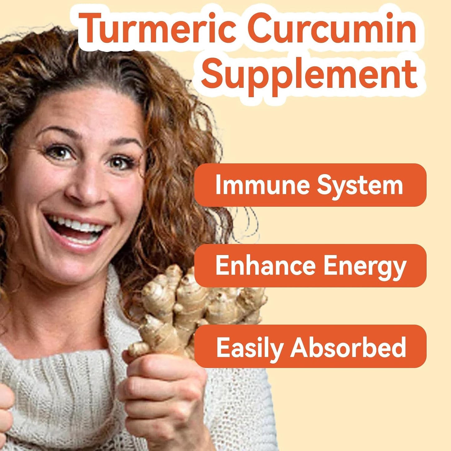 Turmeric Curcumin Gummies 500mg, with Turmeric Root Extract 120 Count | Turmeric Curcumin Gummies 500mg, with Turmeric Root Extract, Ginger Root, Black Pepper Extract, 60 Count (Pack of 2)