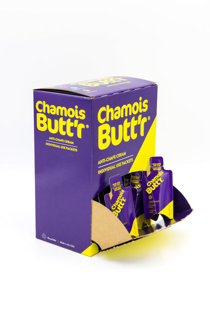 Chamois Butt'r Coconut Anti-Chafe Cream, 10-pack of 9mL packets | cycling-equipment