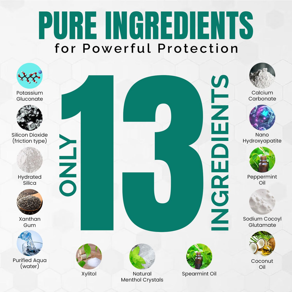 Ollie Fluoride Free 10% Nano Hydroxyapatite Toothpaste, Clean Mint, 1 Pack
