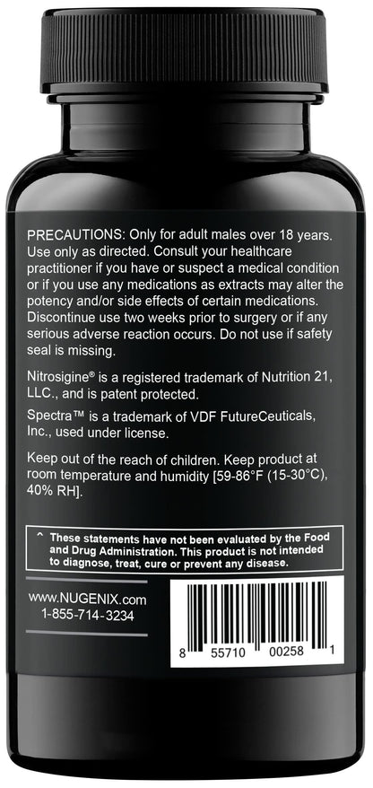 Nugenix Sexual Vitality Booster - Ultra Premium Performance Amplifier for Men - Nitric Oxide