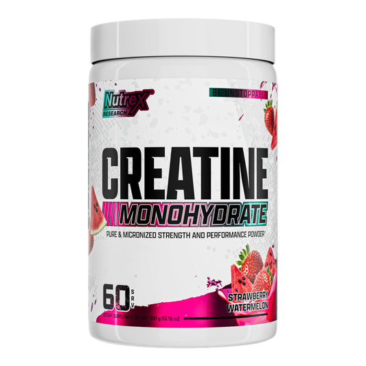 Nutrex Research Flavored Creatine Powder, Fruit Punch | 5g Creatine, Mixes Easily | Supports Energy, Muscle Growth, Energy and Performance | 60 Servings (60 Servings, Fruit Punch)