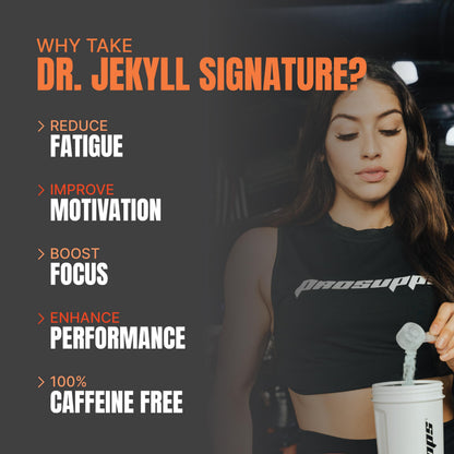 PROSUPPS Dr. Jekyll Signature Pre-Workout Powder, Stimulant & Caffeine Free, Intense