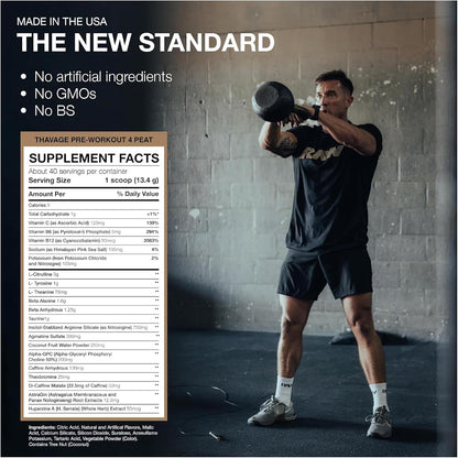 RAW Thuper Thavage Pre Workout Powder - 6 Peat
