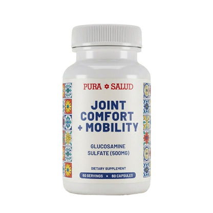 Basic Brands Pura Salud Pureflex Glucosamine Sulfate, 500mg 120 Count | Joint Health Support