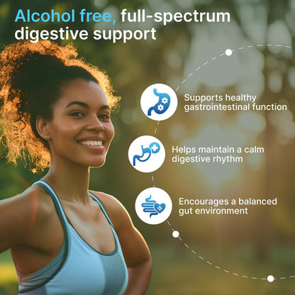 IBShield Tincture 100ml | 6+3=9 Herbs | Iberis Amara, Peppermint, Chamomile, Lemon Balm, Caraway, Licorice, Angelica, Celandine & Mary's Thistle | Original Herbal Formula Supports Digestive Wellness