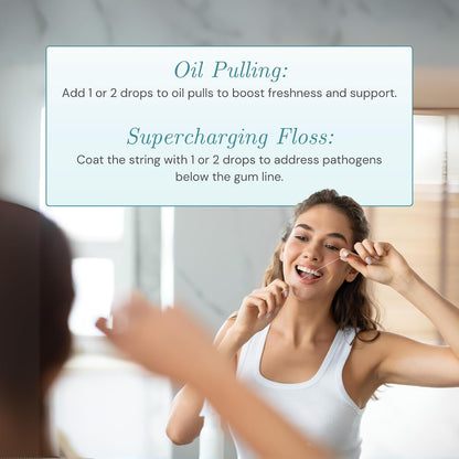 OraWellness Healthy Mouth Blend Organic Tooth Oil, Fluoride Free Rinse