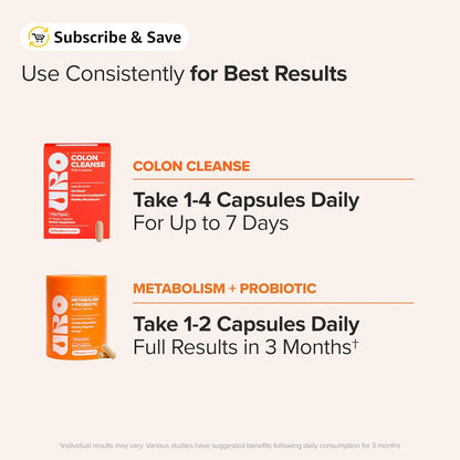 O Positiv URO Gut Reset Bundle – Metabolism + Colon Cleanse