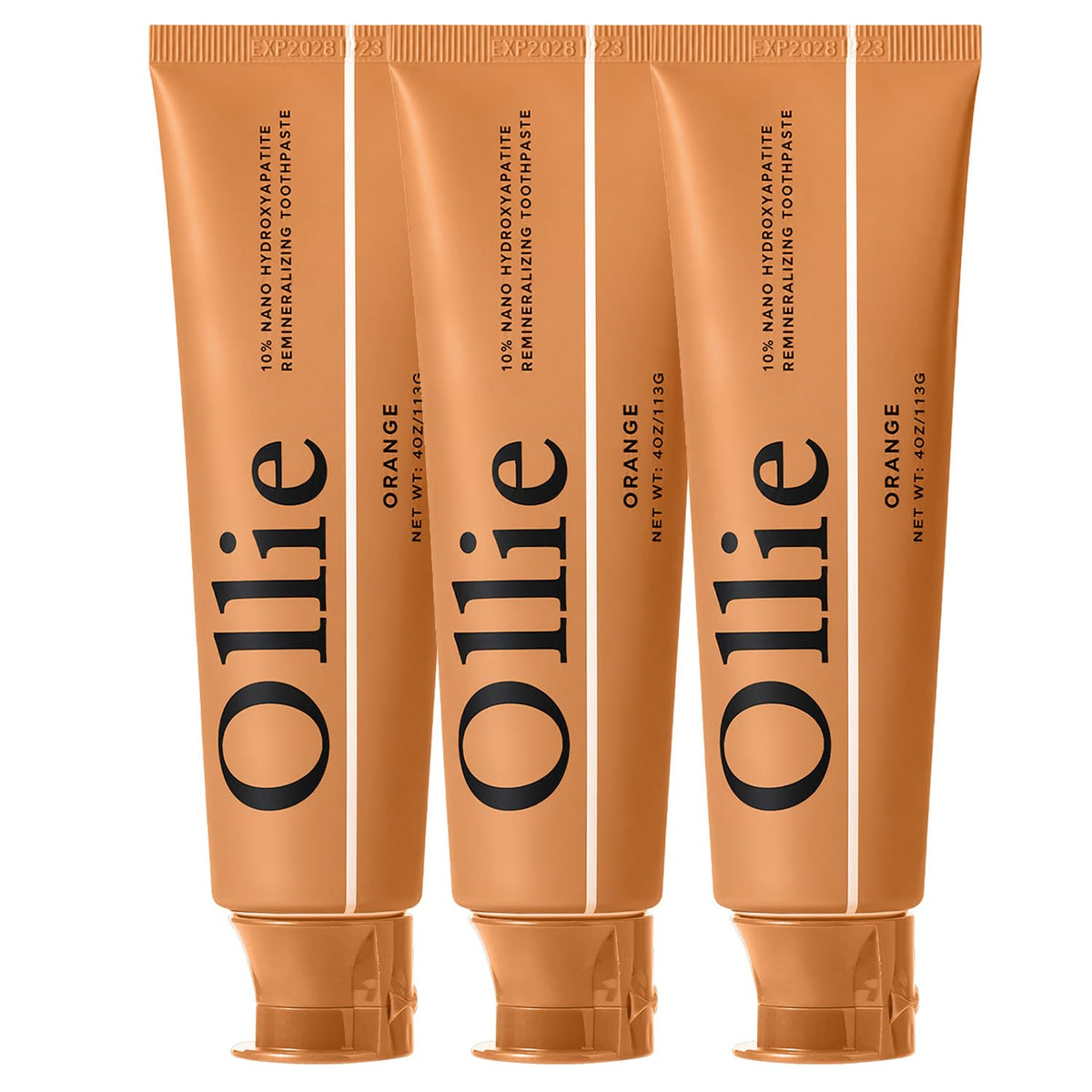 Ollie Fluoride Free 10% Nano Hydroxyapatite Toothpaste, Clean Mint, 1 Pack