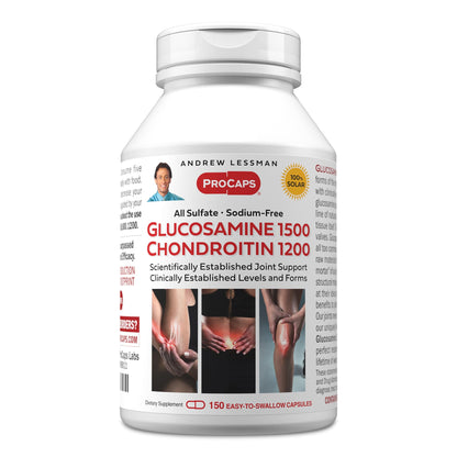 ANDREW LESSMAN Glucosamine 1500 Chondroitin 1200-600 Capsules
