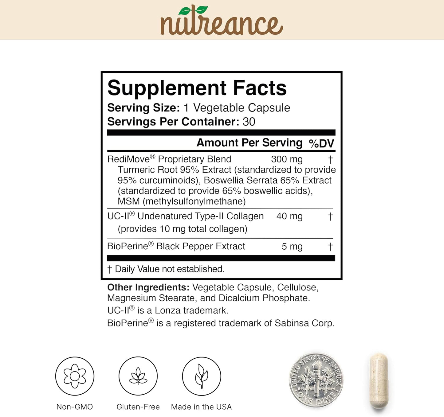 Natural Joint Support Supplement for Mobility, Gluten-Free | Eases Everyday Stiffness, Aches, and Joint Discomfort for Flexible Movement and an Active Lifestyle, 30-Day Supply