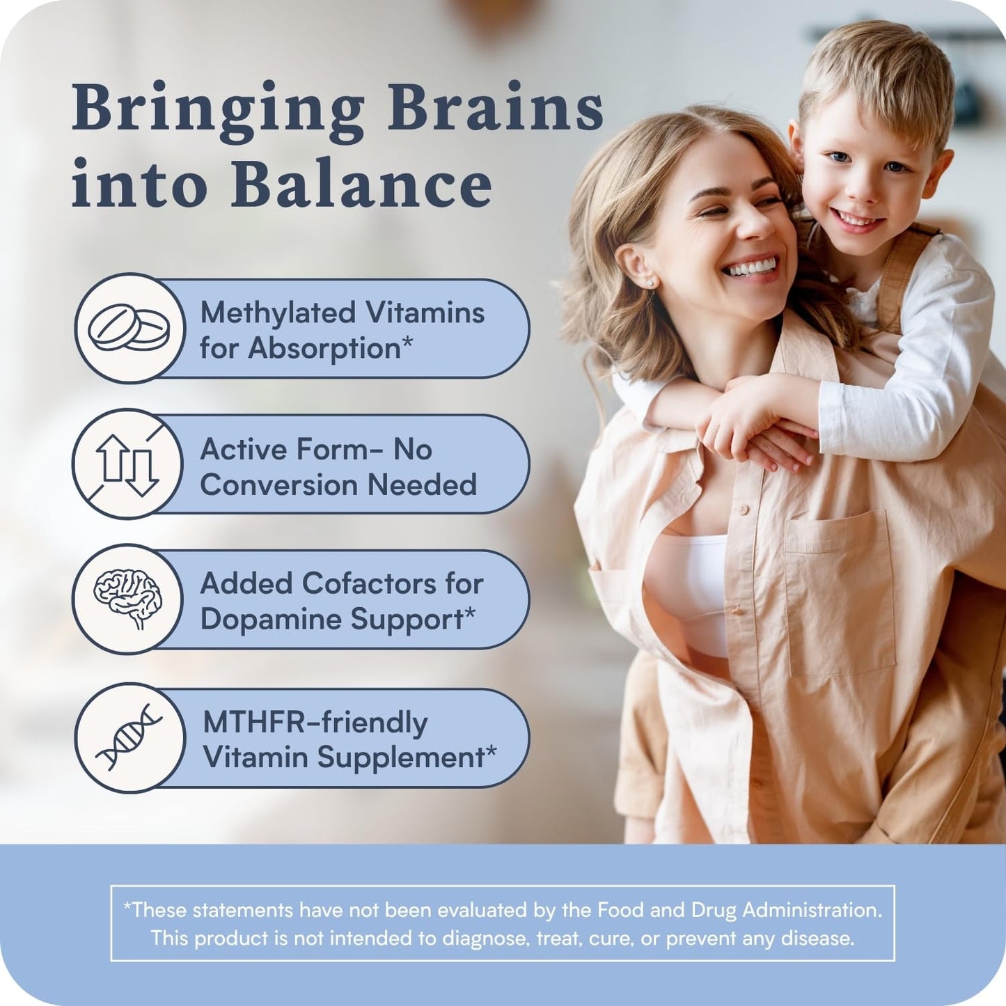Accentrate Neuro - Brain Health, Methylated Vitamin B Complex, MTHFR | Every B vitamin already in its active form, so your body does not have to convert it first. Supports focus and mood.