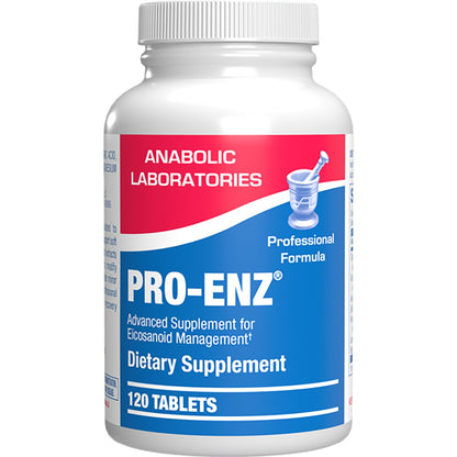 Pro ENZ Joint Support Supplement - Clinical Formula Turmeric Boswellia Supplement for Joint & Cartilage Mobility and Comfort Support Plus Eicosanoid Management with Proteolytic Enzymes (60 Tablets)