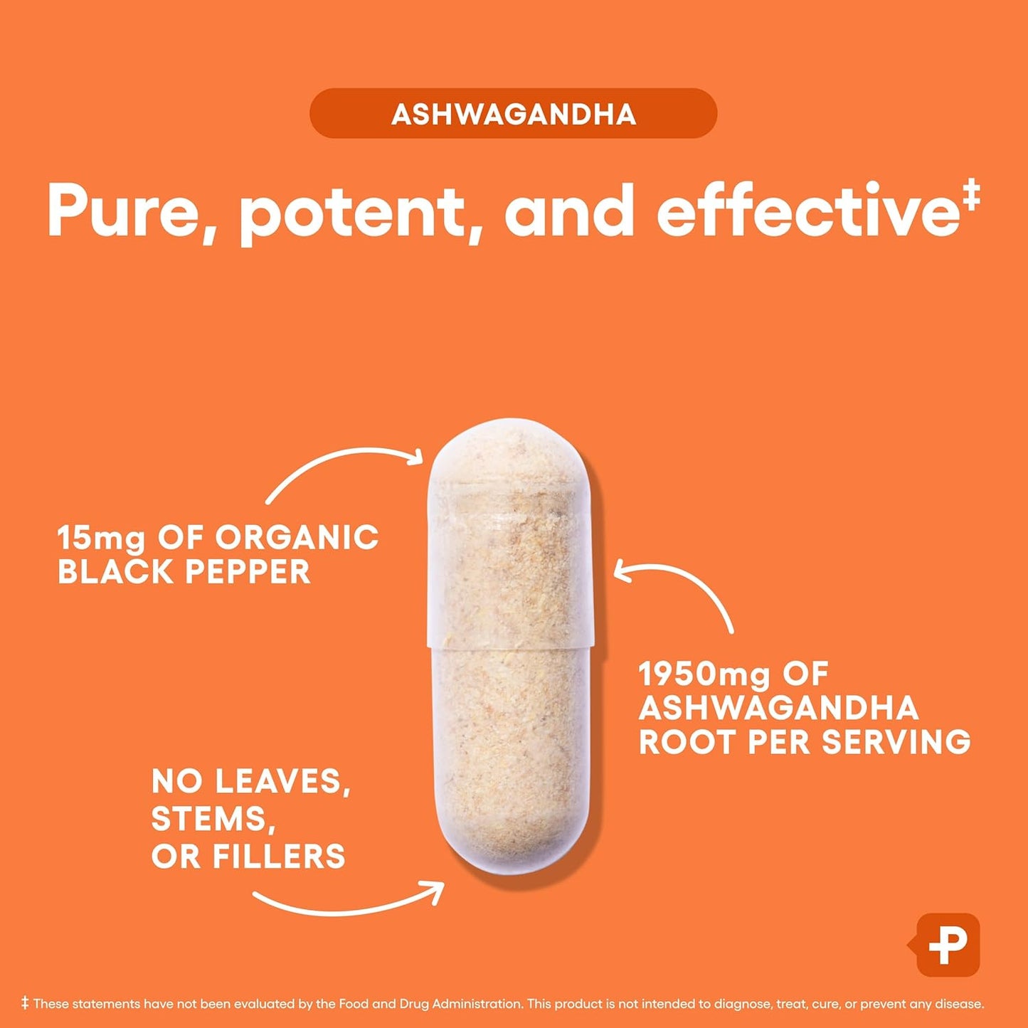 Physician's CHOICE Ashwagandha Supplement - 1950mg of Bioavailable Organic Ashwagandha Root Powder - Black Pepper Extract, Stress Support, Mood Support Supplement, 90 Veggie Capsules