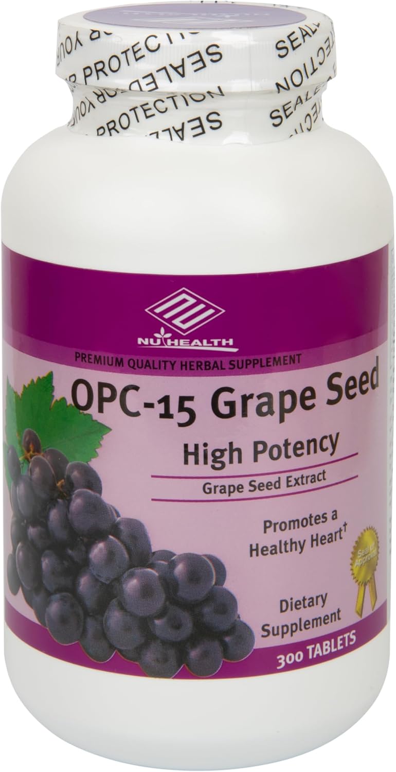 OPC-15 Grape Seed Extract, Vitamin C & Selenium, 300 Tablets