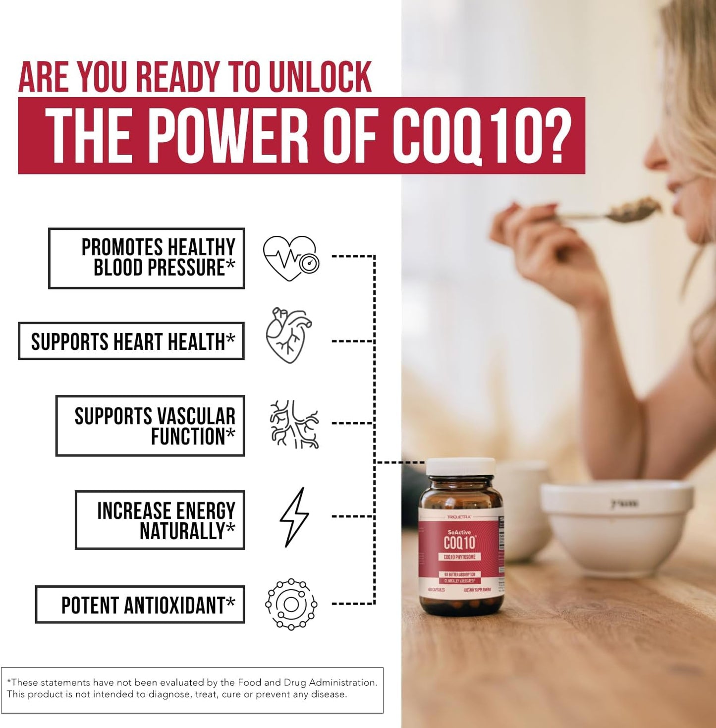 SoActive CoQ10® 250 mg: CoQ10 Phytosome with up to 9X Higher Absorption - Proven Cellular Delivery - Supports Cellular Energy Production (60 Capsules)