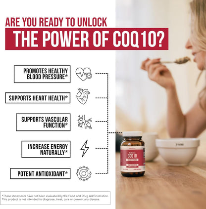 SoActive CoQ10® 250 mg: CoQ10 Phytosome with up to 9X Higher Absorption - Proven Cellular Delivery - Supports Cellular Energy Production (60 Capsules)