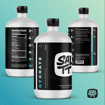 SALTT Hydrate Electrolyte Drops, Unflavored, Refill Size, 8.3 oz