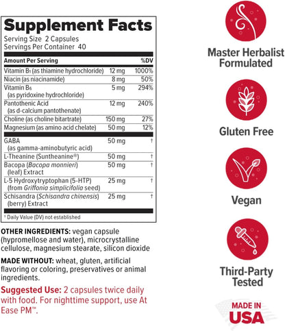 Redd Remedies at Ease, 80 Capsules, and at Ease PM, 30 Capsules