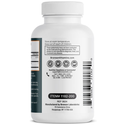 Bronson Vitamin K2 D3 (MK7) Supplement 2-in-1 D3 & K2 Complex, 120 Tablets | Bone, Immune & Heart Health Support, Gluten-Free, Soy-Free, Non-GMO, Vitamin D3 5000 IU (125 mcg) & 90 mcg K2 MK-7