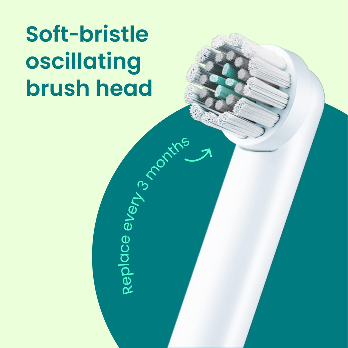 Quip Rev Oscillating Electric Toothbrush, Mirror Mount, Travel, Blue Stone