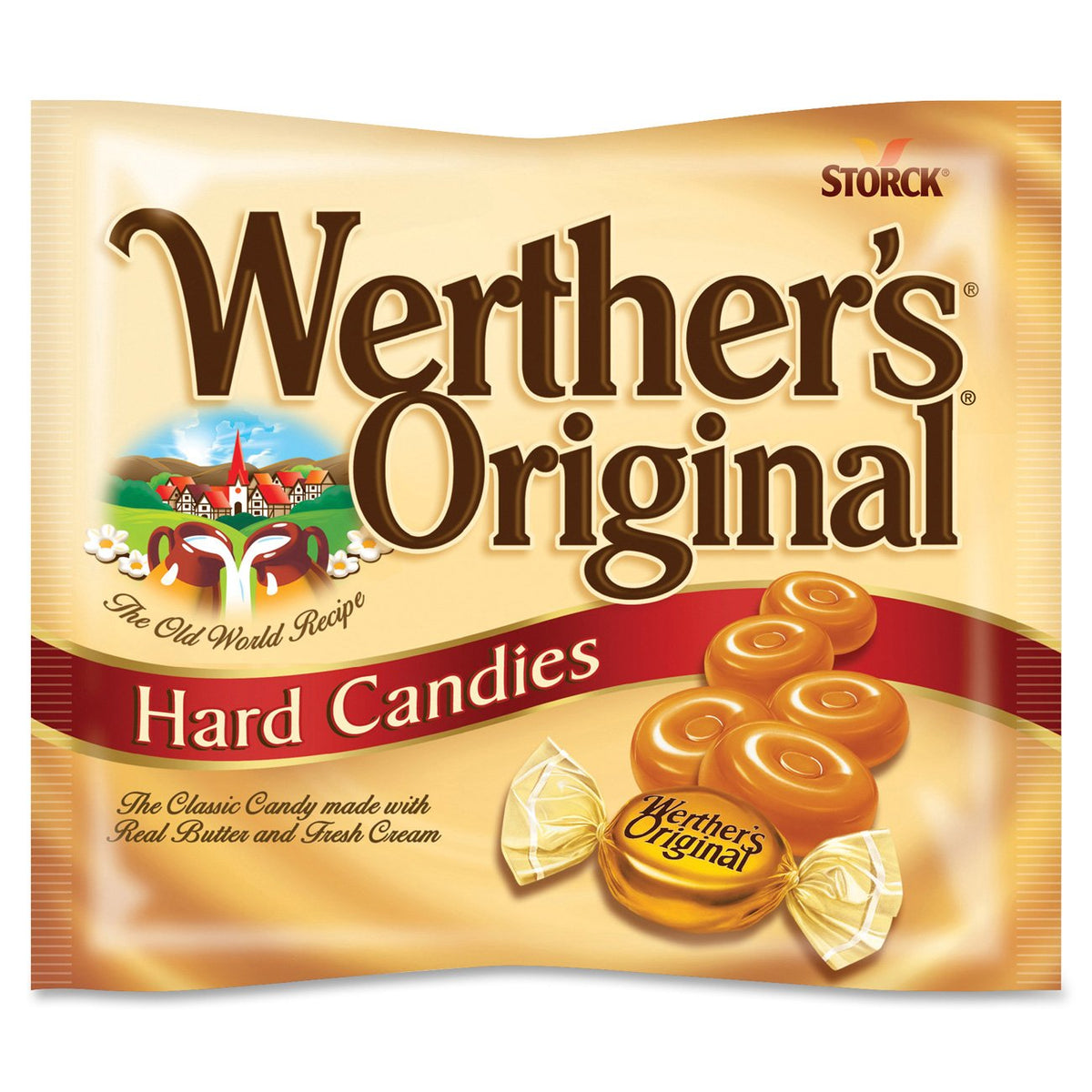 Werther's Original Sugar Free Hard Candies 1.46 Oz (3 Pack)