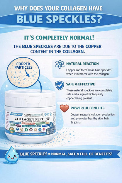 KAPPA NUTRITION Collagen Type I, II, III, 6 Billion Probiotic Acid Resistance, Hyaluronic Acid, Vitamin C, Biotin, Copper and MCT Oil, Beautiful Hair, Nails, & Skin, Collagen Peptides 9 in 1 (11.9oz)