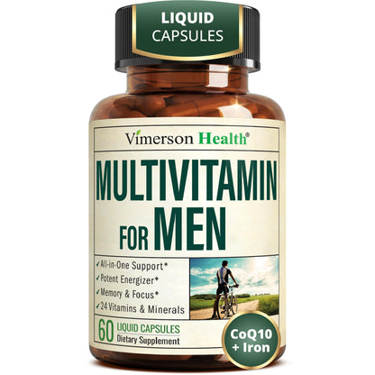 Multivitamin for Men – Methylated Multivitamin – Daily Wellness – 60 Caps