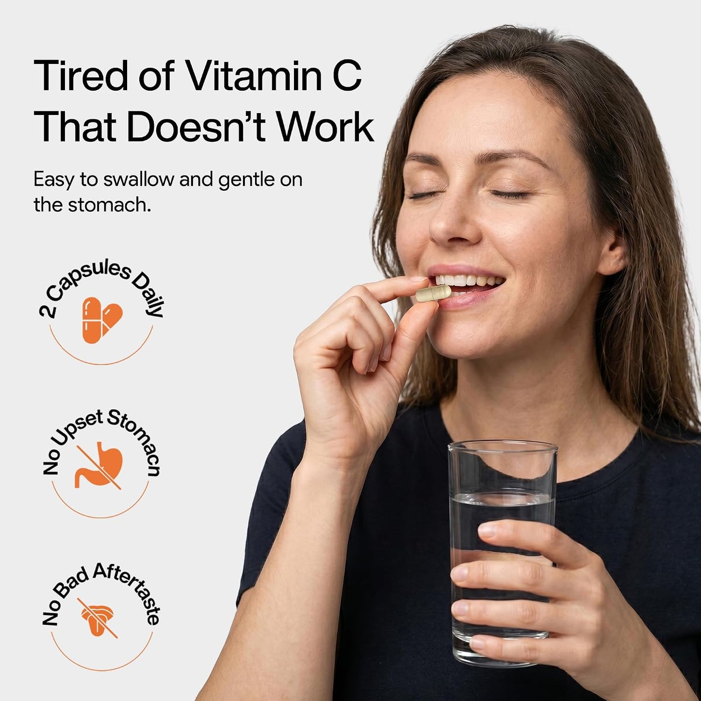 NutriFlair Liposomal Vitamin C 1700mg, 180 Capsules - High Absorption, Fat Soluble VIT C, Higher Bioavailability Immune System Support & Collagen Booster, Non-GMO, Vegan Pills