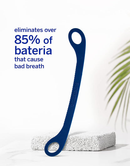 Supersmile Ripple Edge Tongue Cleaner, Reusable Scraper, 3-Pack