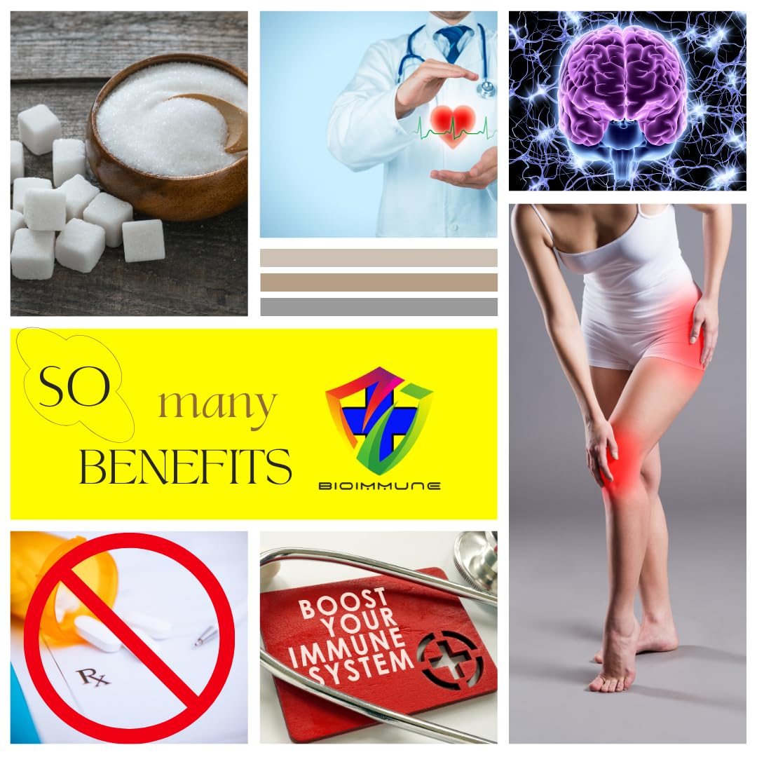 BioImmune Berberine Supplement Synergistically Enhanced Potency, Ceylon Cinnamon for Enhanced Absorption & Synergistic Effects for Healthy Levels