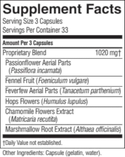 Nature's Sunshine Stress-J, 100 Capsules | This Natural Stress Relief Formula Promotes Feelings of Calm and Helps with Occasional Stress