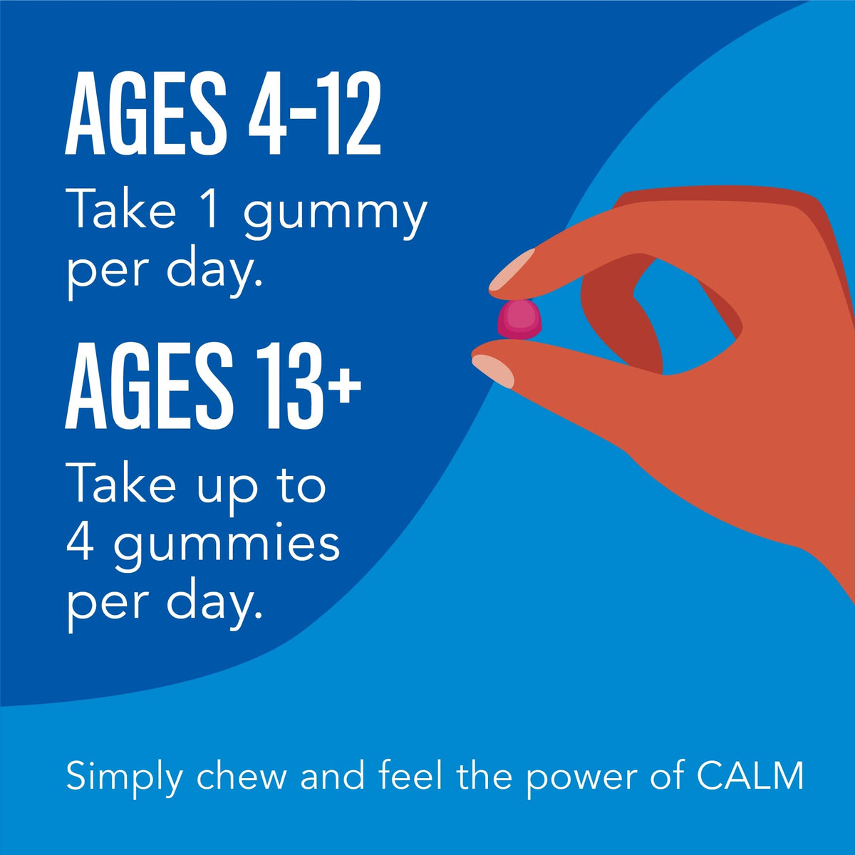 Natural Vitality Calm, Magnesium Citrate Supplement, Stress Relief Gummies, Supports