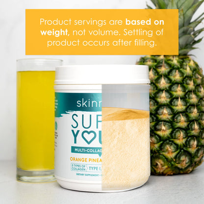SkinnyFit Super Youth Orange Pineapple Multi-Collagen Peptides Plus Apple Cider Vinegar