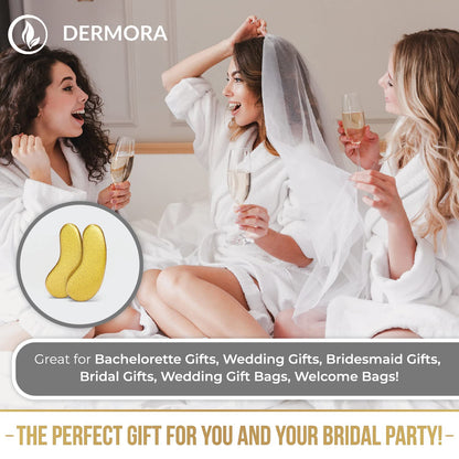 DERMORA Golden Glow Under Eye Patches (100 Pairs Eye Gels) - Rejuvenating Treatment