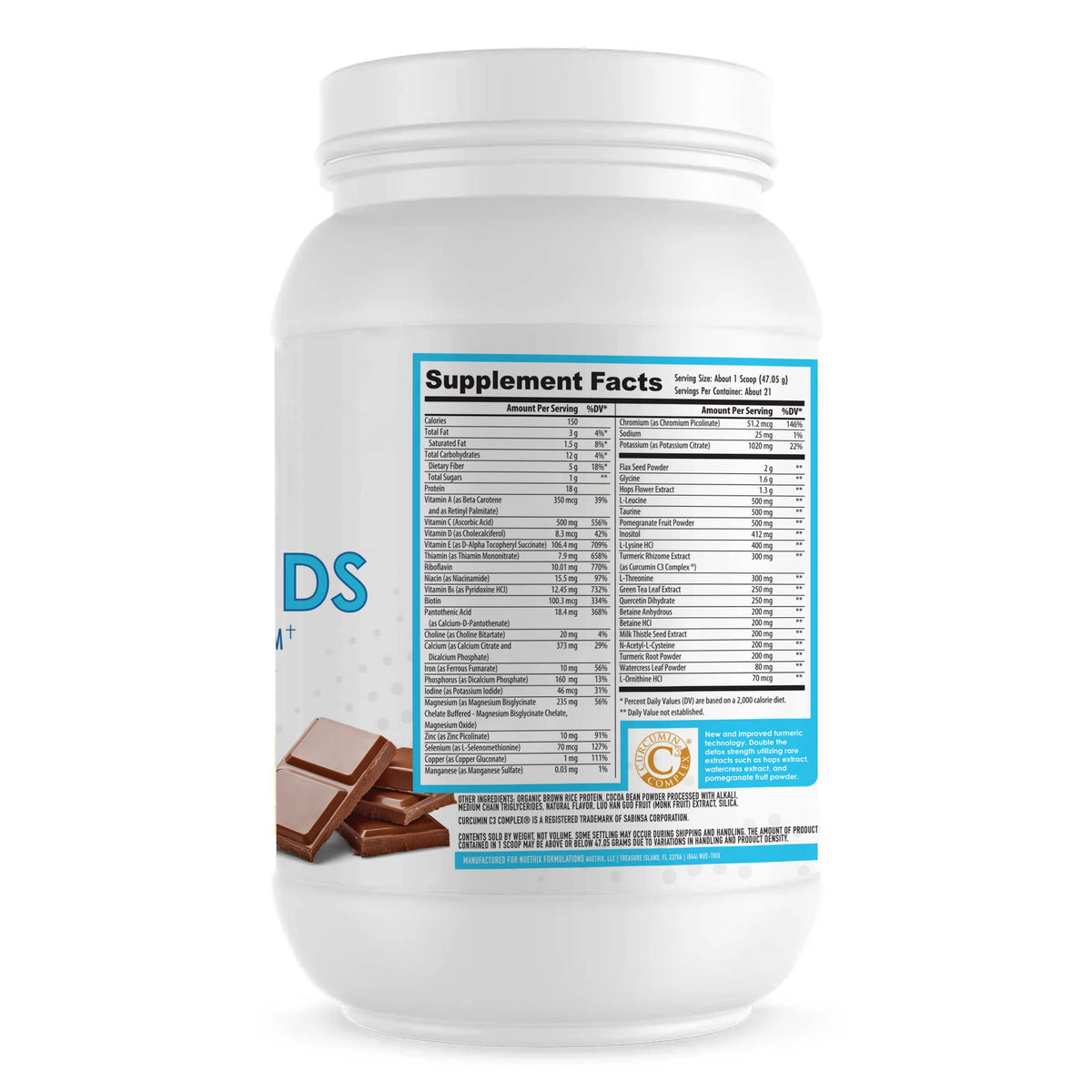 NuEthix Formulations Medipure DS with Rice Protein Phase 1 & 2 Detoxification System