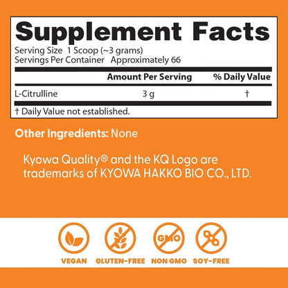 Doctors Best L-Citrulline Powder - L Citrulline Supplement for Men & Women, Nitric Oxide Metabolism Support, Helps Muscle Soreness, Circulatory Health & Energy Support, Unflavored, Gluten Free - 7 oz