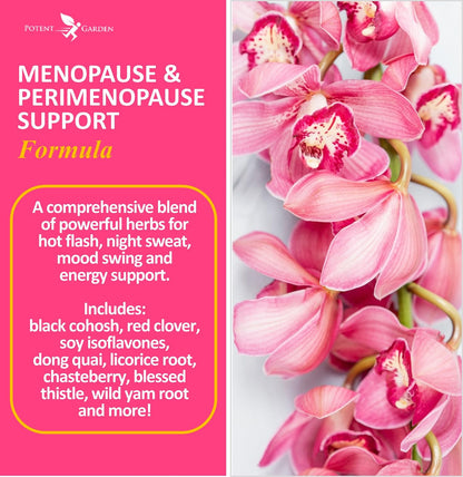 Potent Garden Menopause Relief Supplement with Black Cohosh, Soy Isoflavones, and Don Quai