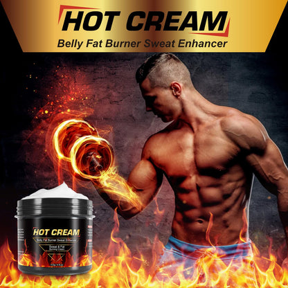 Sweat Cream for Skin, Natural Workout Enhaner Promotes Circulation for Targeted Areas, Support Muscle Warm-up & Skin Tightening, Enhance Exercise Effectiveness, Hot Swaet Cream for Women & Men