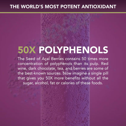 POWER SEEDAÇAÍ New Patented Nitric Oxide Supplement -Increase Blood Flow & Circulatio