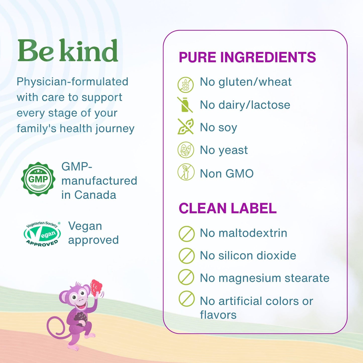 Igennus Methylated Kids Multivitamin Gummies, Age 4+, 90 Gummies | Clean Label & Third Party Tested, No Artificial Sweeteners or Flavors, Sugar Free, Natural Berry Flavor, Non-GMO, Halal