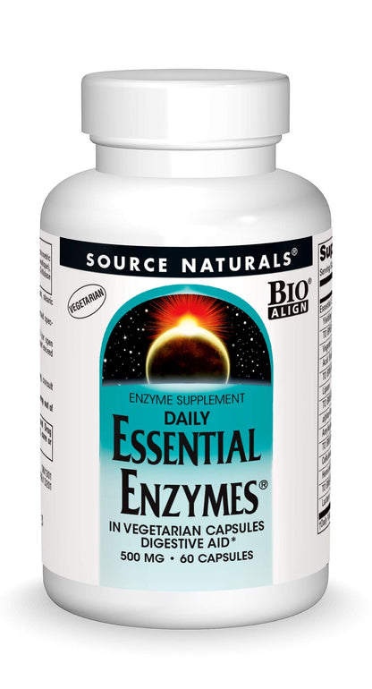 Source Naturals Essential Enzymes 500mg Bio-Aligned Multiple Enzyme